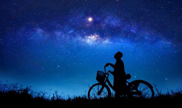 Naktinis dviračių žygis „Žvaigždėtas dangus“